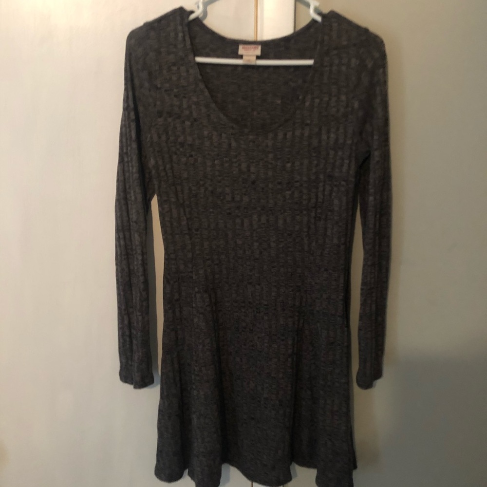 Missimo Tunic Dress black and charcoal